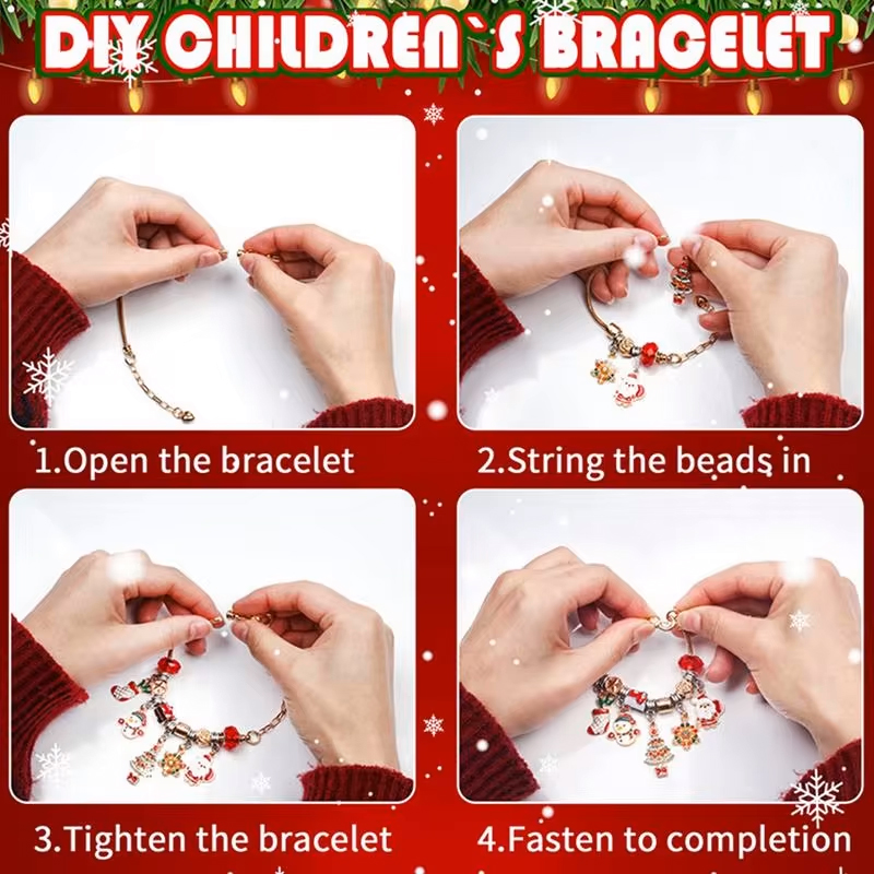 Factory Wholesale Sell Christmas Advent Calendar Jewelry Set