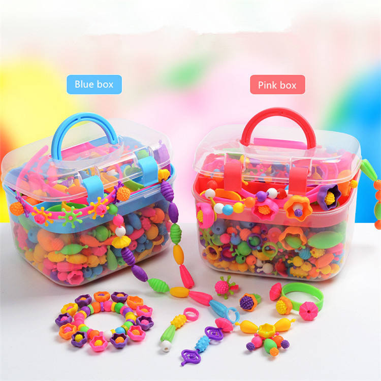 Sale at Wholesale Price POP Plastic Beads Kit for Kids Funny Toy