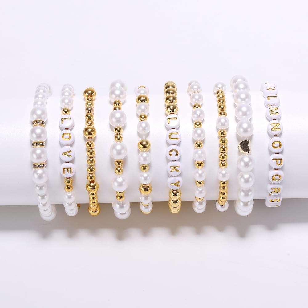 Factory Direct Selling Golden Color Letter Beads Set DIY Make Jewelry