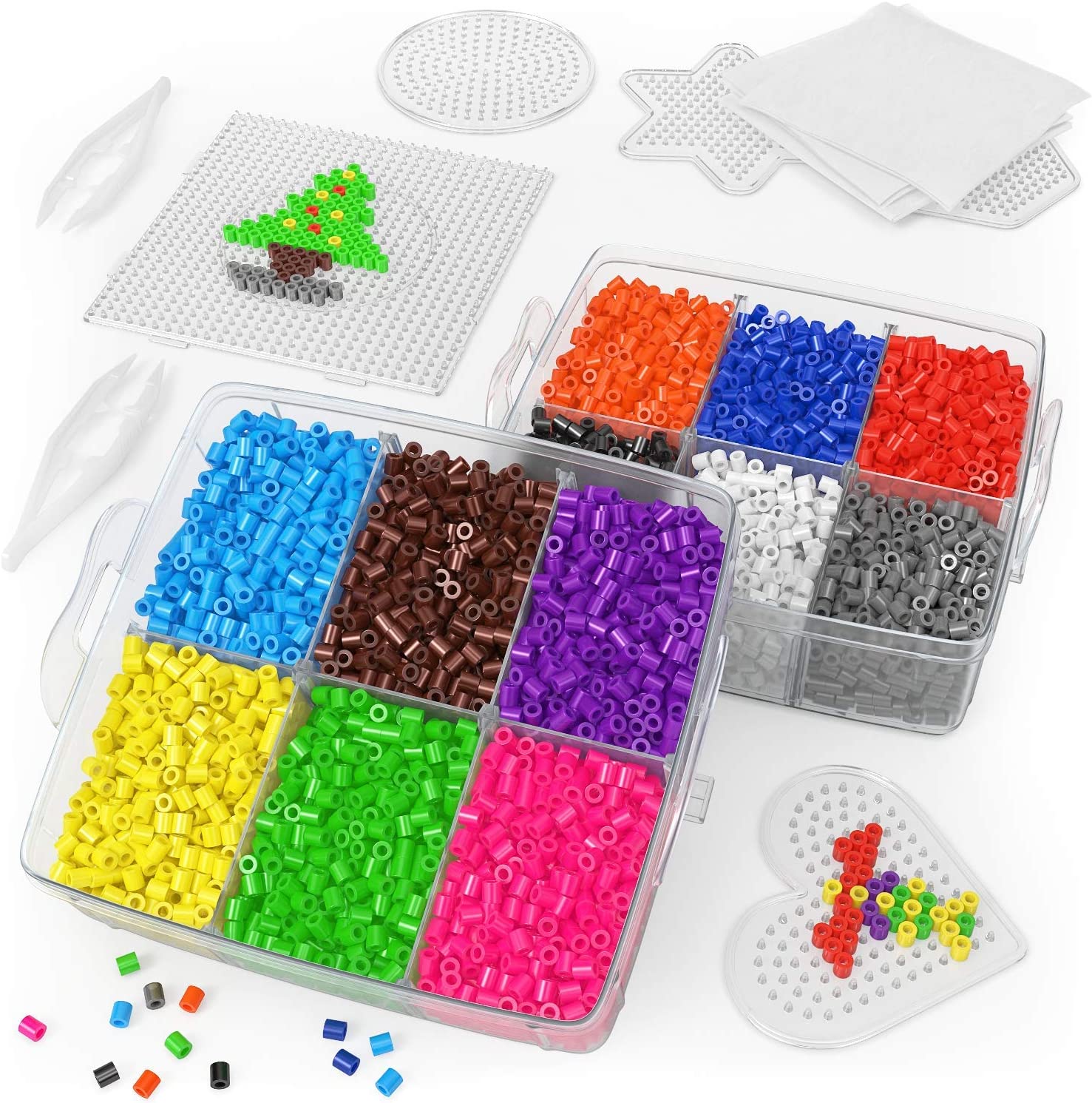 Factory 2024 Hot Sales Plastic Perler Bead Set 2.5&5mm Hama Bead Kit