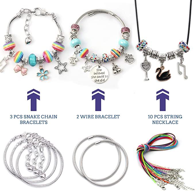Wholesale Jewelry Making Kits Charms Necklace DIY Beaded Making Set