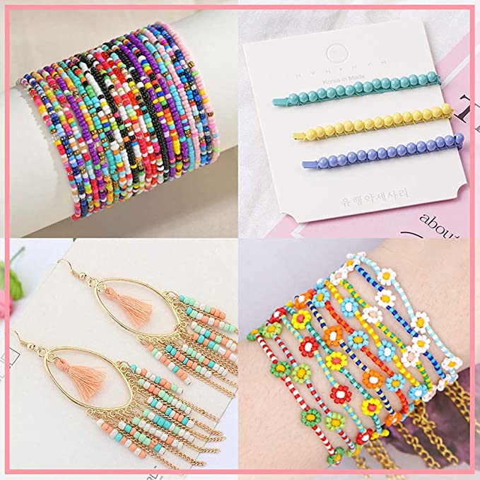 Factory Wholesale Glass Seed Beads Rice Beads Kits