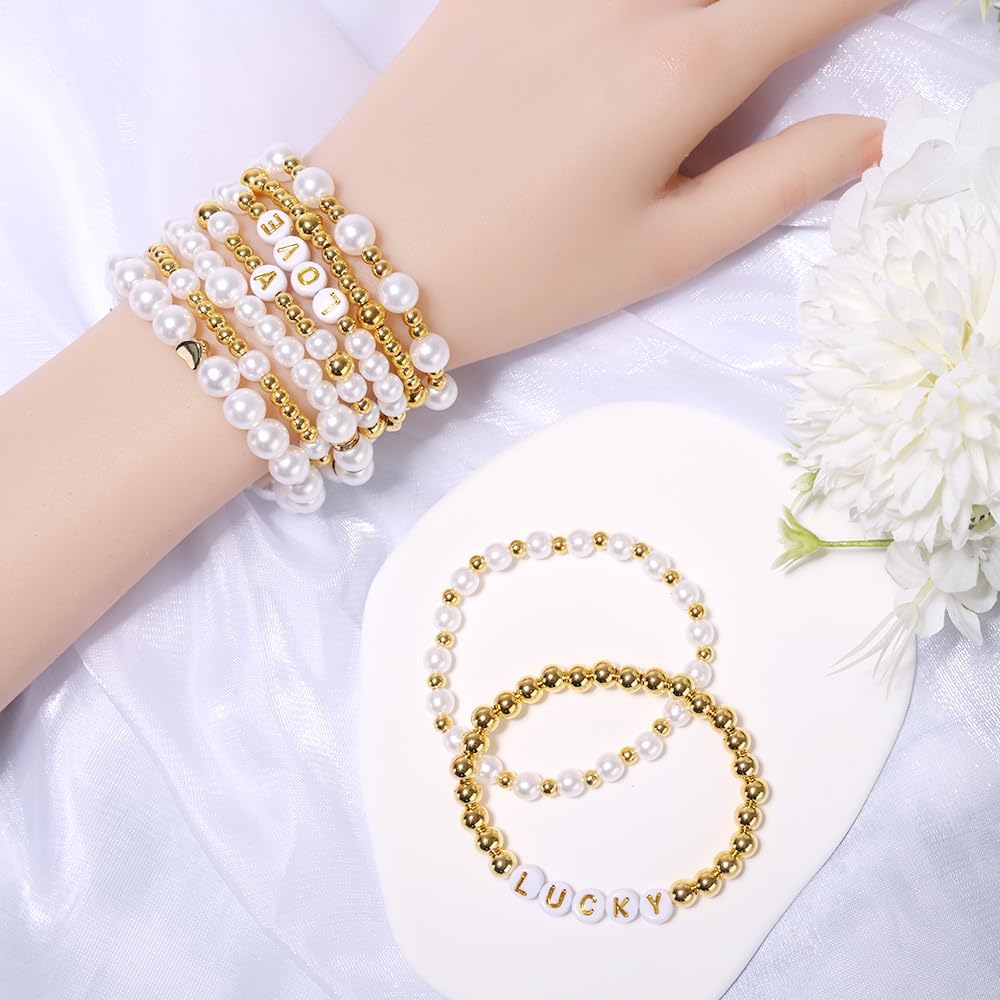 Factory Direct Selling Golden Color Letter Beads Set DIY Make Jewelry