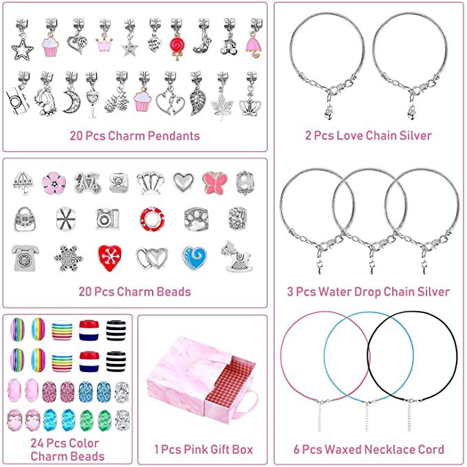 Wholesale Jewelry Making Kits Charms Necklace DIY Beaded Making Set