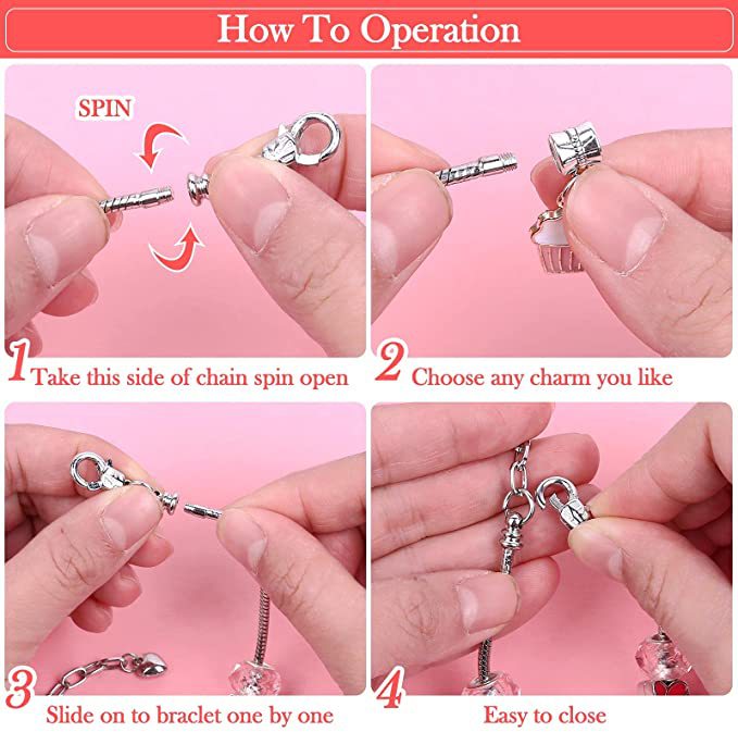 Wholesale Jewelry Making Kits Charms Necklace DIY Beaded Making Set