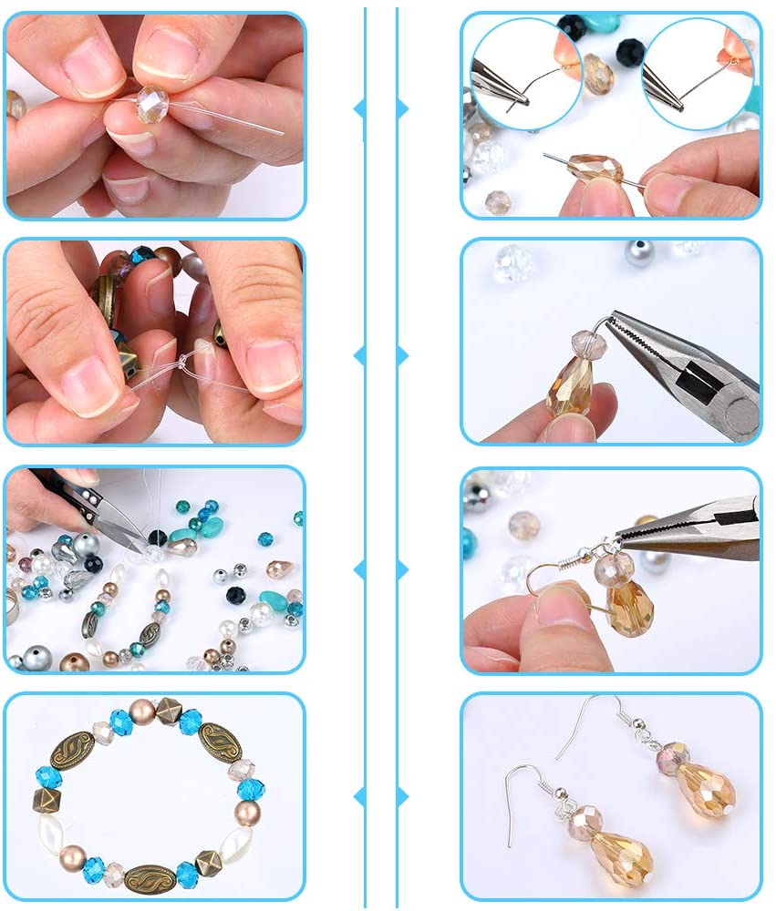 Factory Wholesale Three Layer Box Jewelry Making Kits DIY Jewelry Set