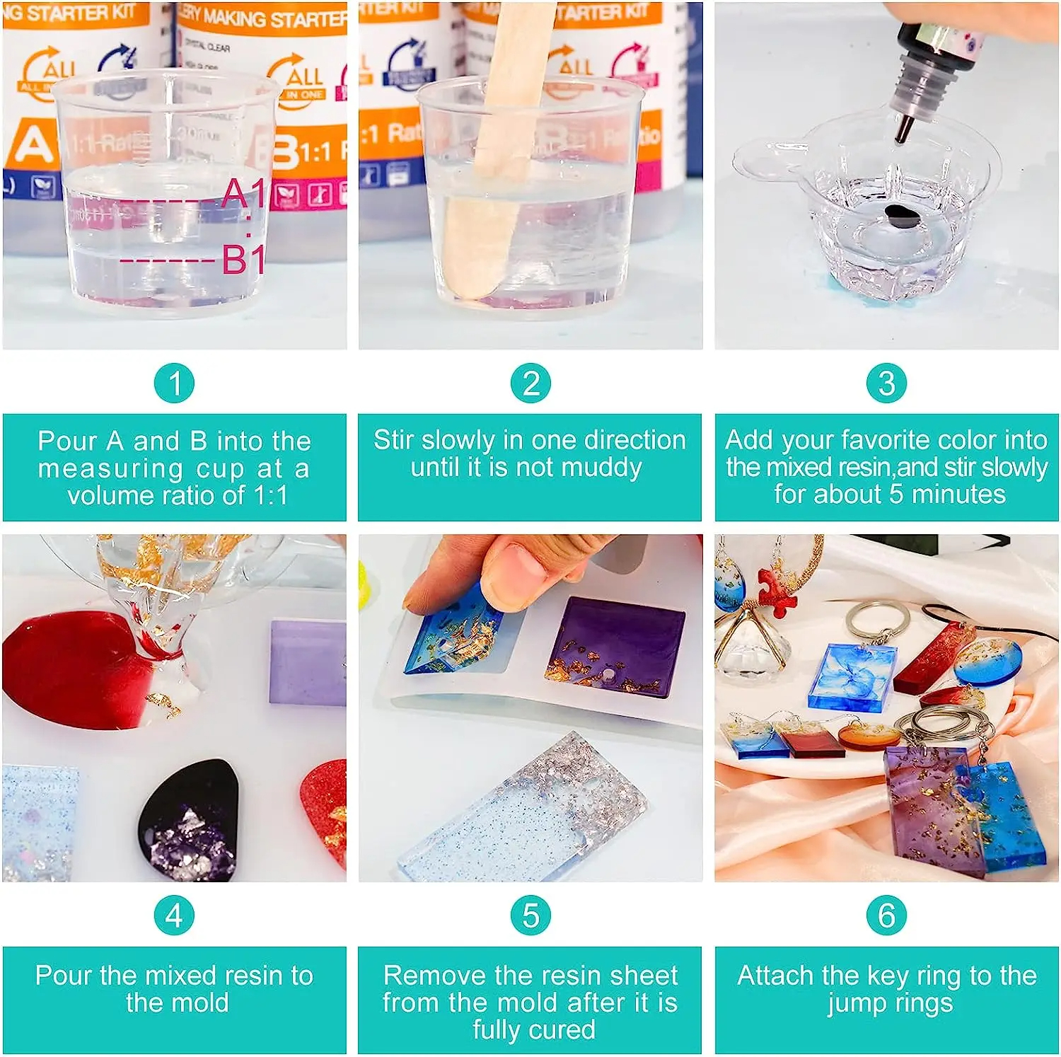 Sale at Wholesale Price AB Resin Glue Kit DIY Jewelry