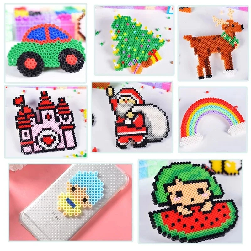 Hot Selling Color Ironing Hama Beads 24 Color DIY Coasters Craft Sets