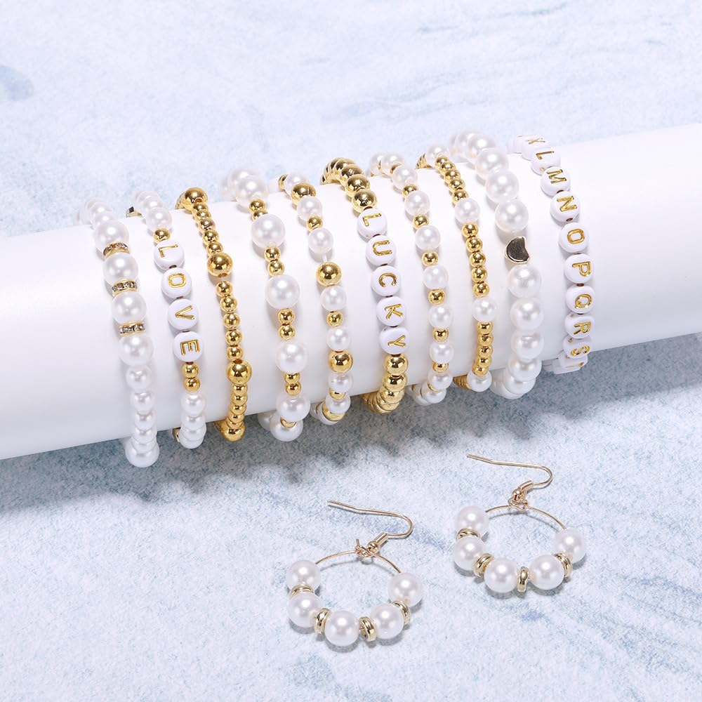 Factory Direct Selling Golden Color Letter Beads Set DIY Make Jewelry
