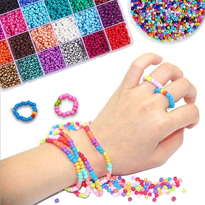 Factory Wholesale Glass Seed Beads Rice Beads Kits