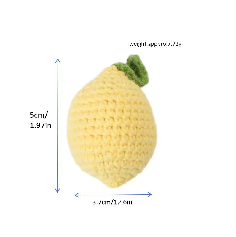 Mini Lemon Crochet Plush