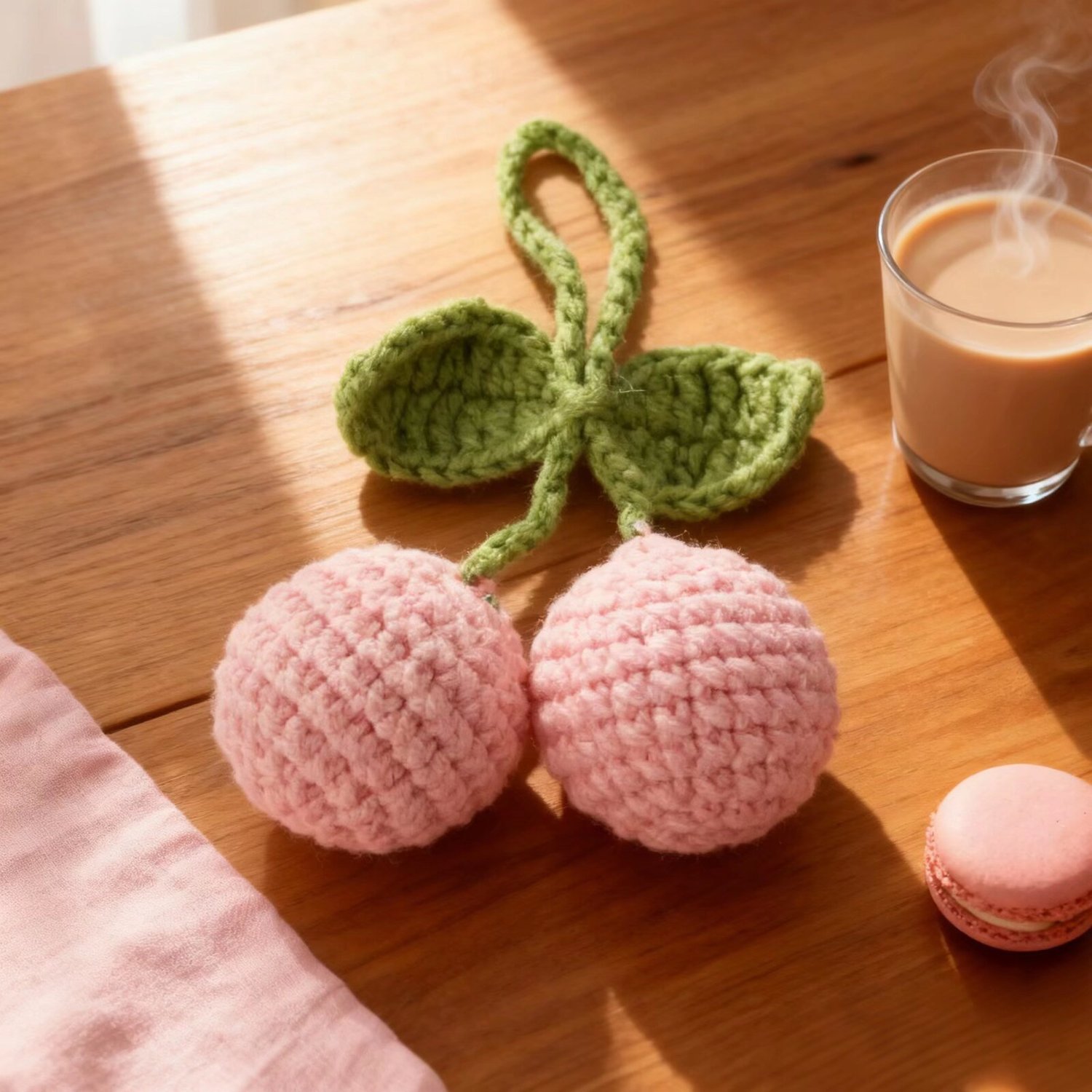 Mini Lychee Crochet Plush Pair