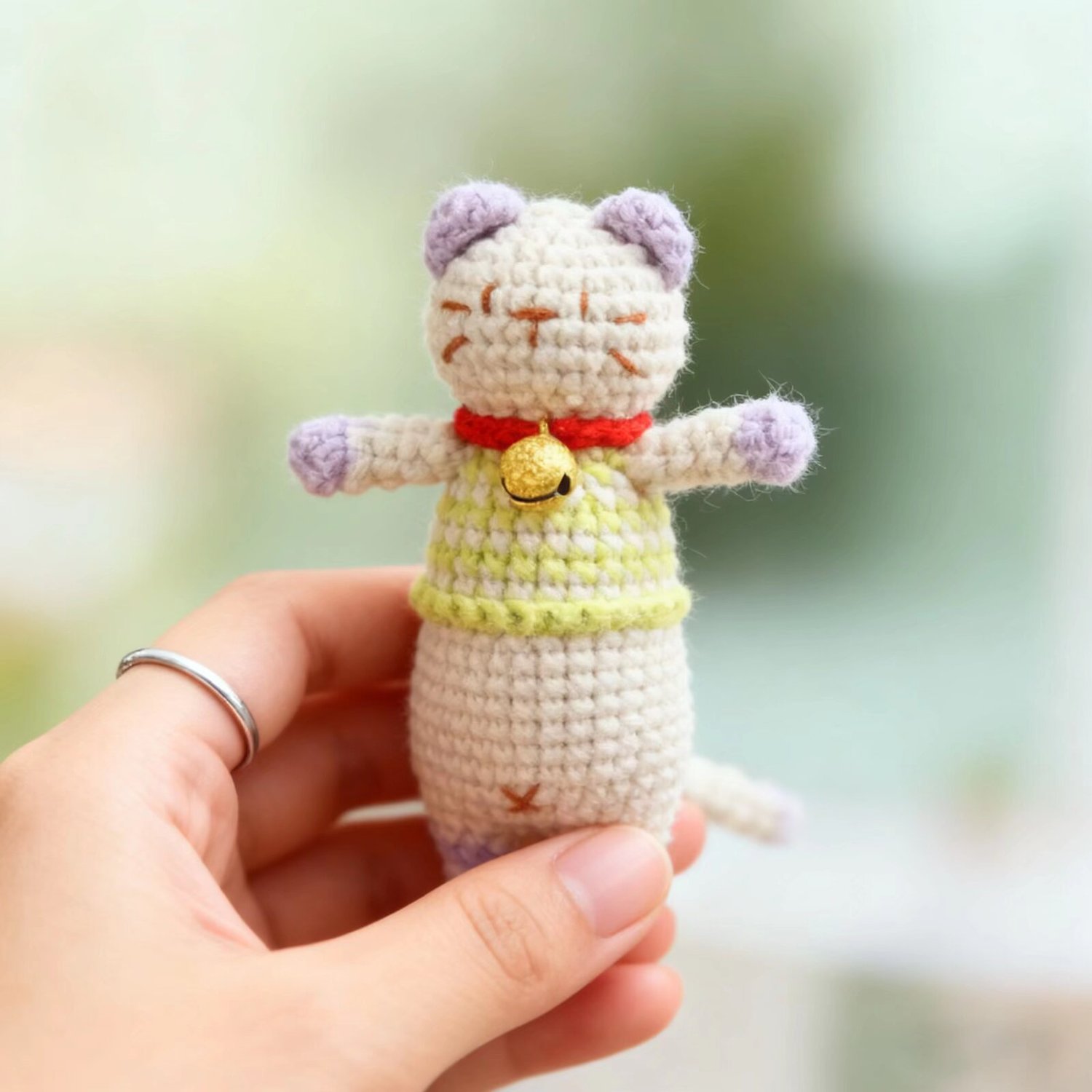 Crochet Cat Doll Plush