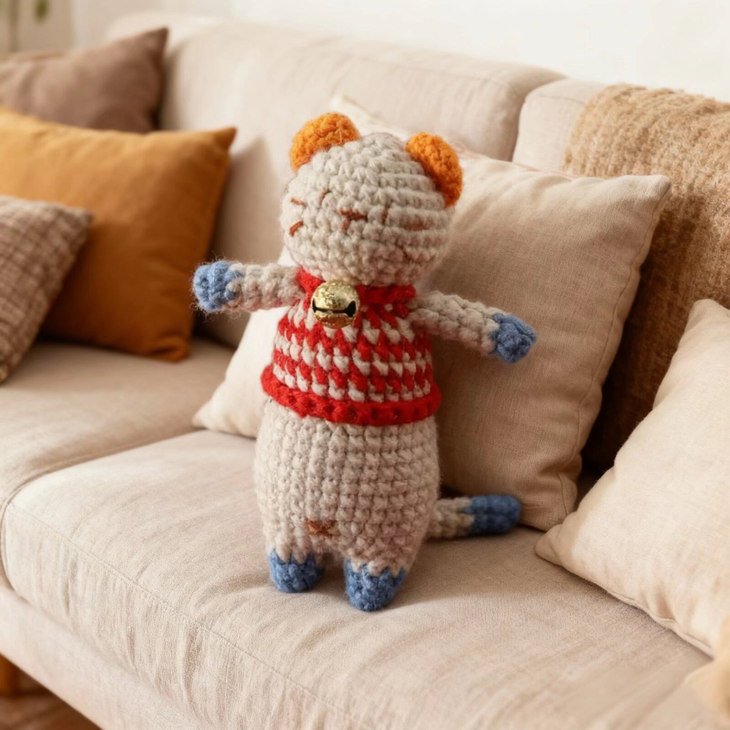 Crochet Cat Plush Toy