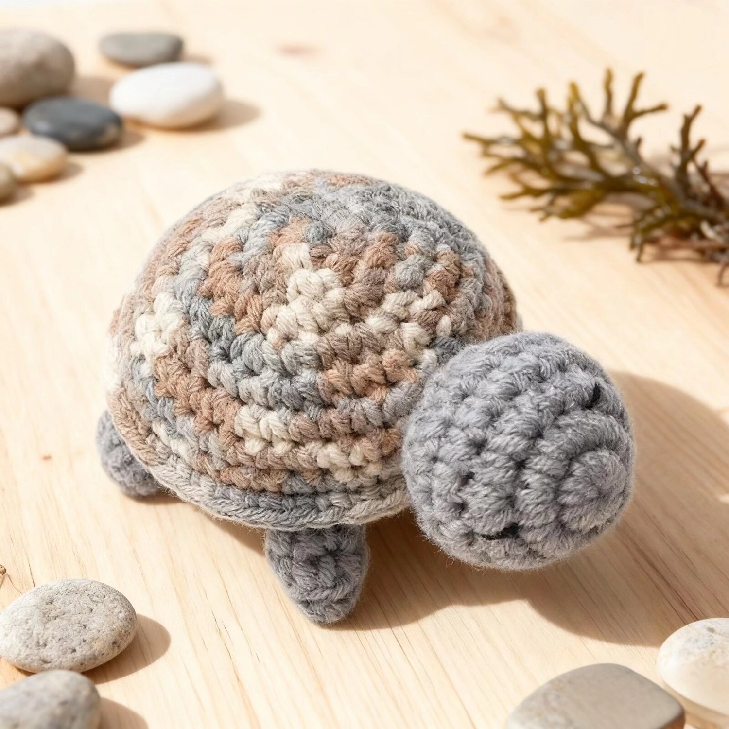 Crochet Turtle Plush Amigurumi Doll