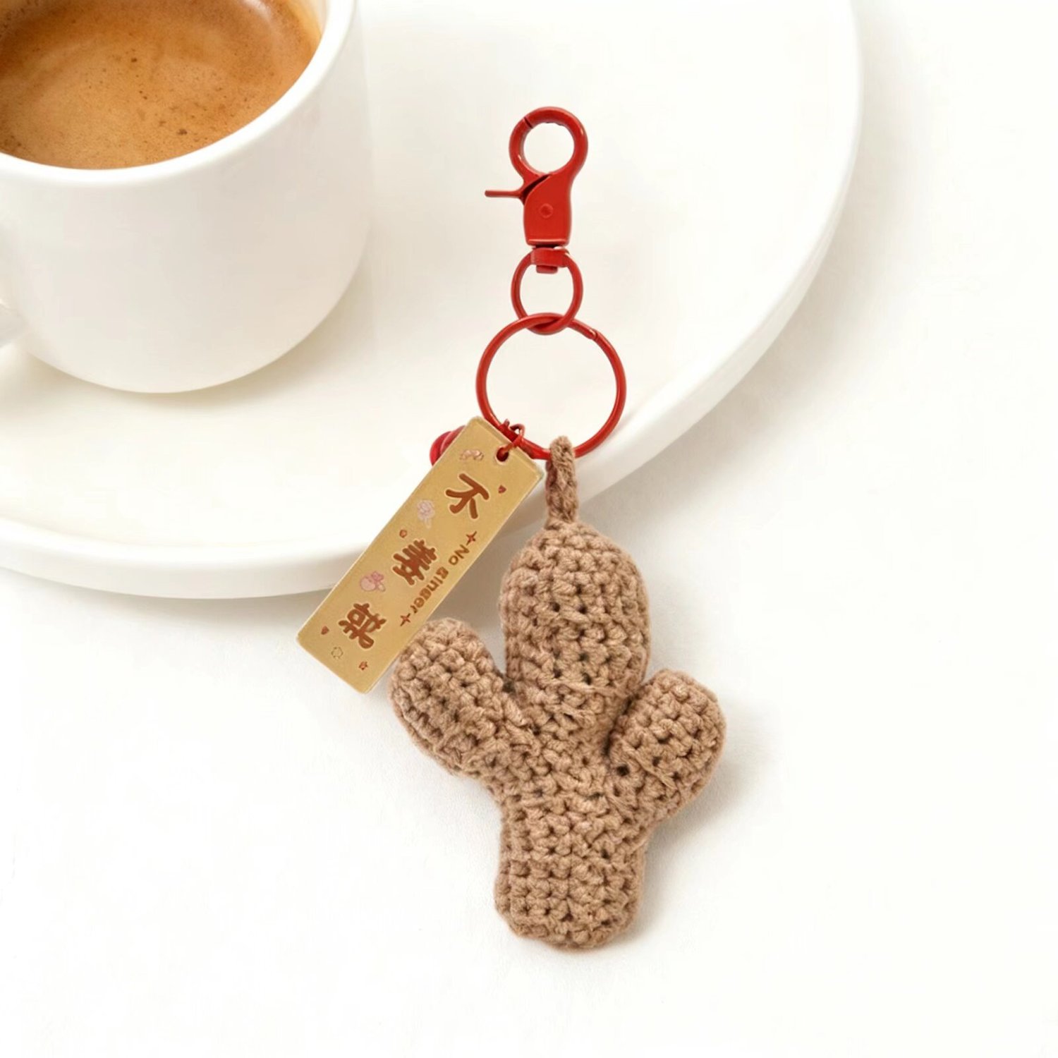 Ginger Garlic Crochet Pendant