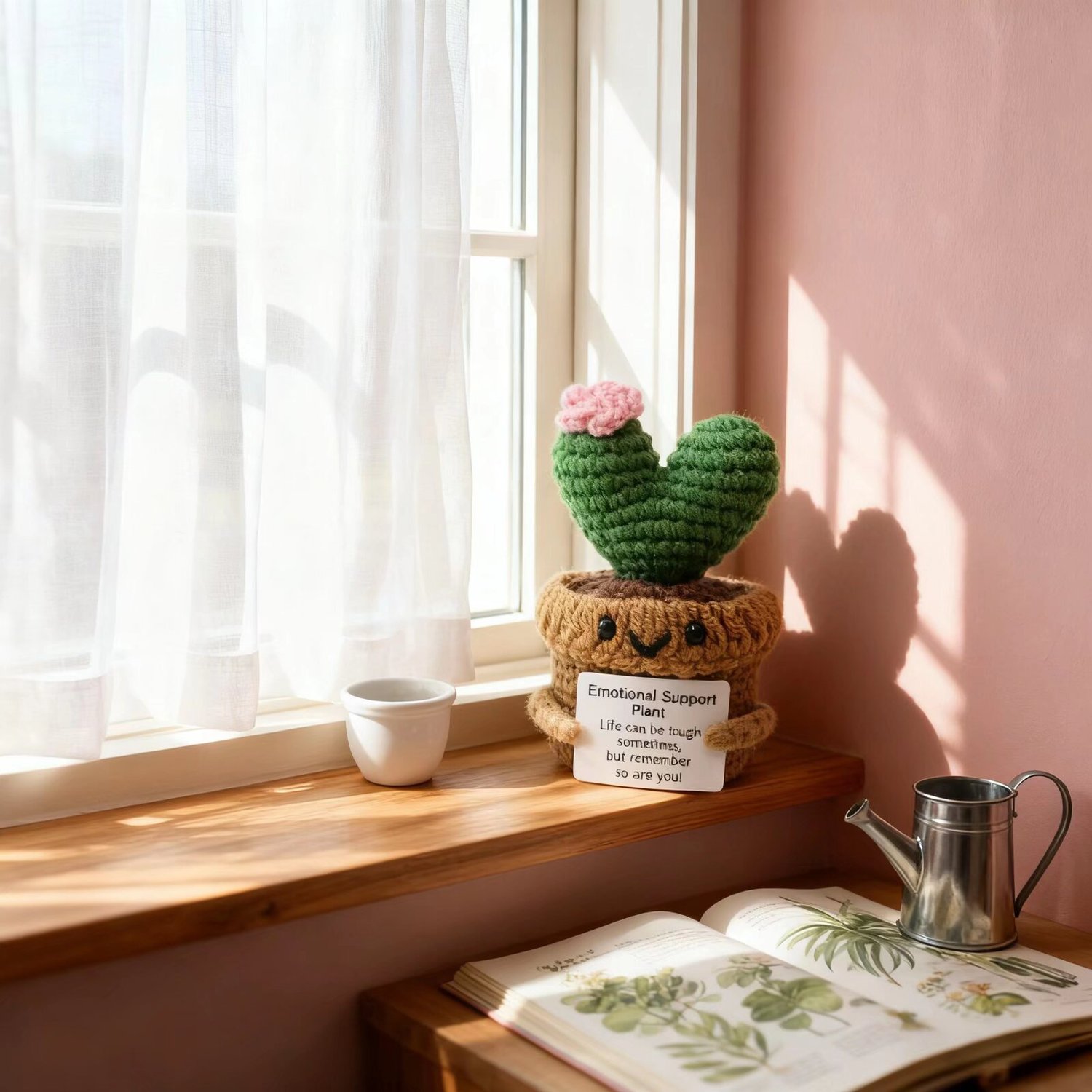 Crochet Emotional Support Plant Plush