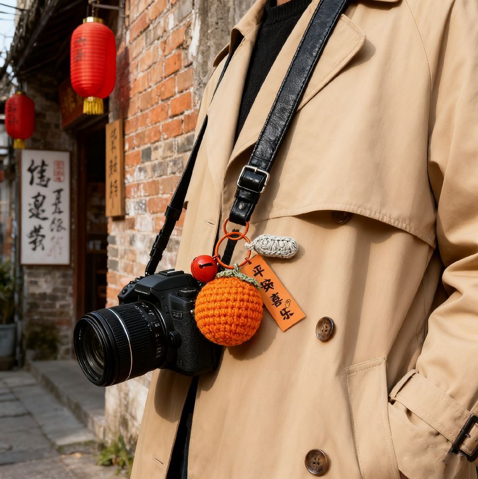 Crochet Lucky Orange Keychain Kit