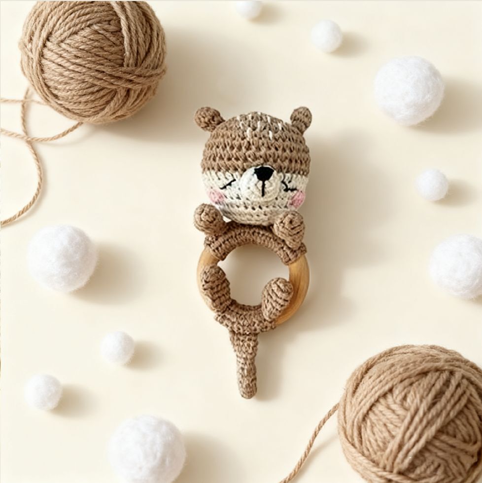 Crochet Otter Teething Ring DIY Kit