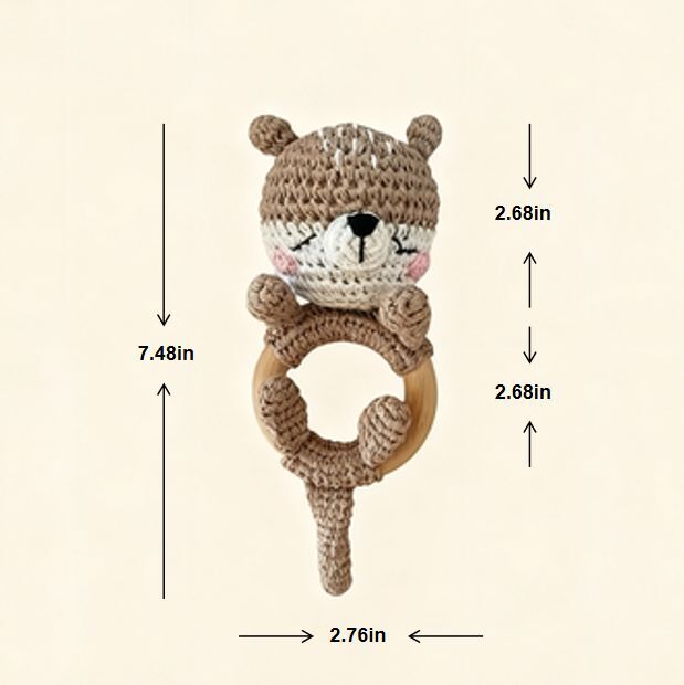 Crochet Otter Teething Ring DIY Kit