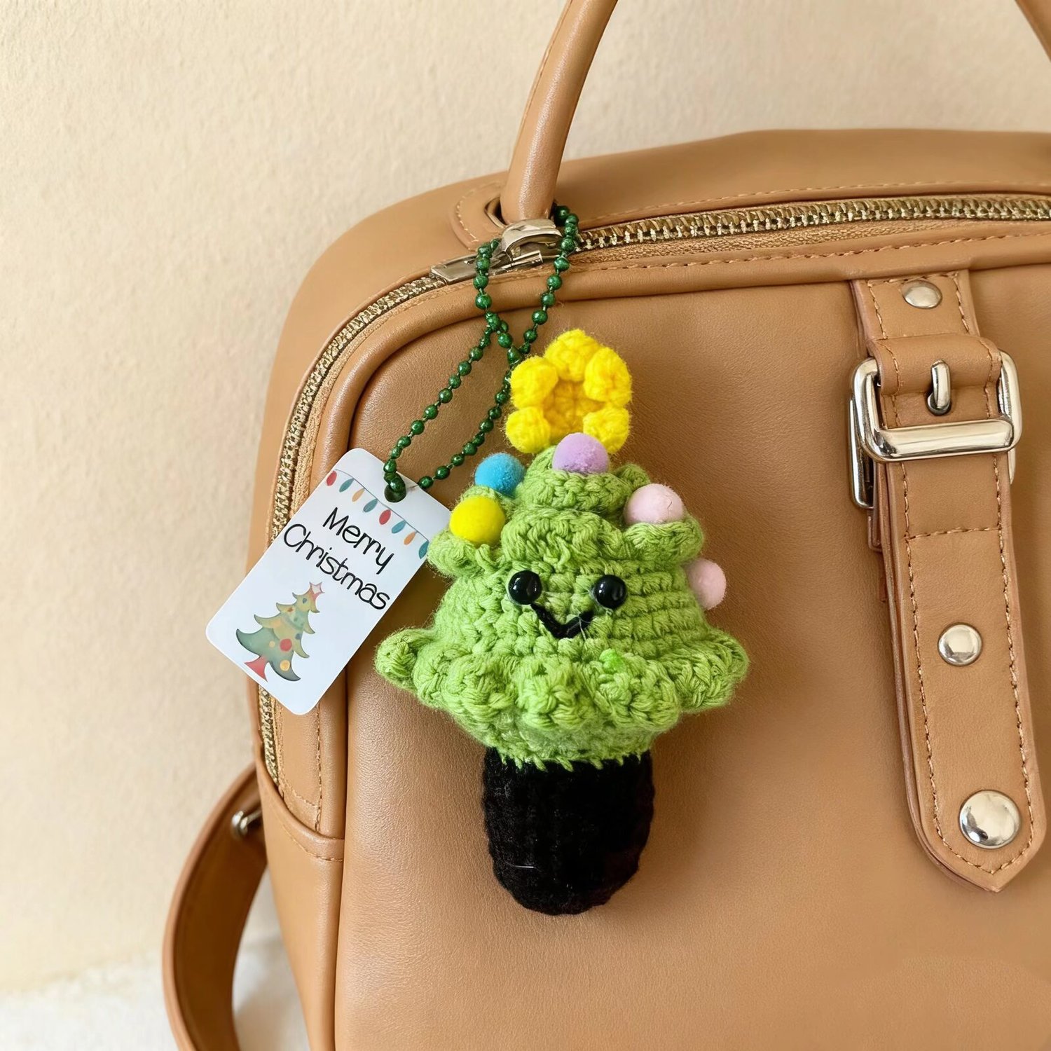 Crochet Christmas Tree Cactus Ornament