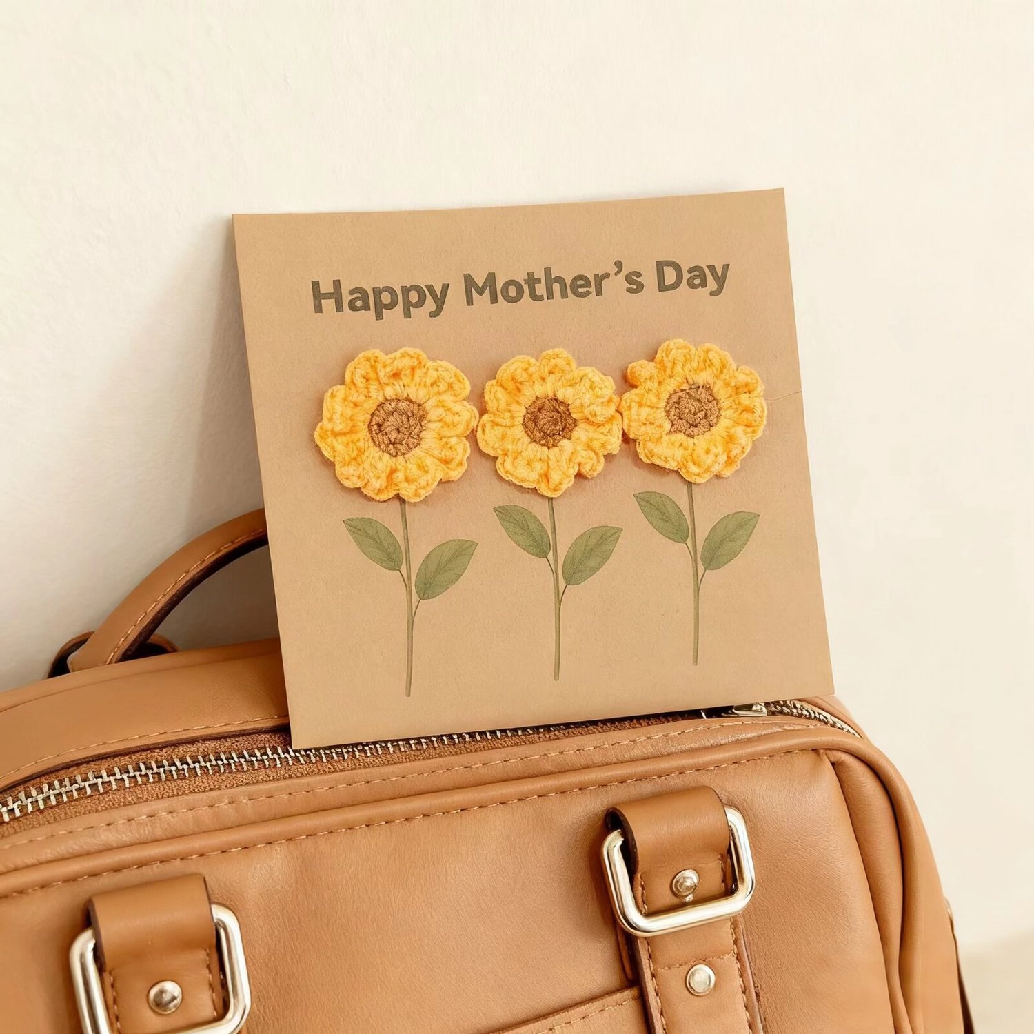 Crochet Sunflower Doll Card Handmade Kit