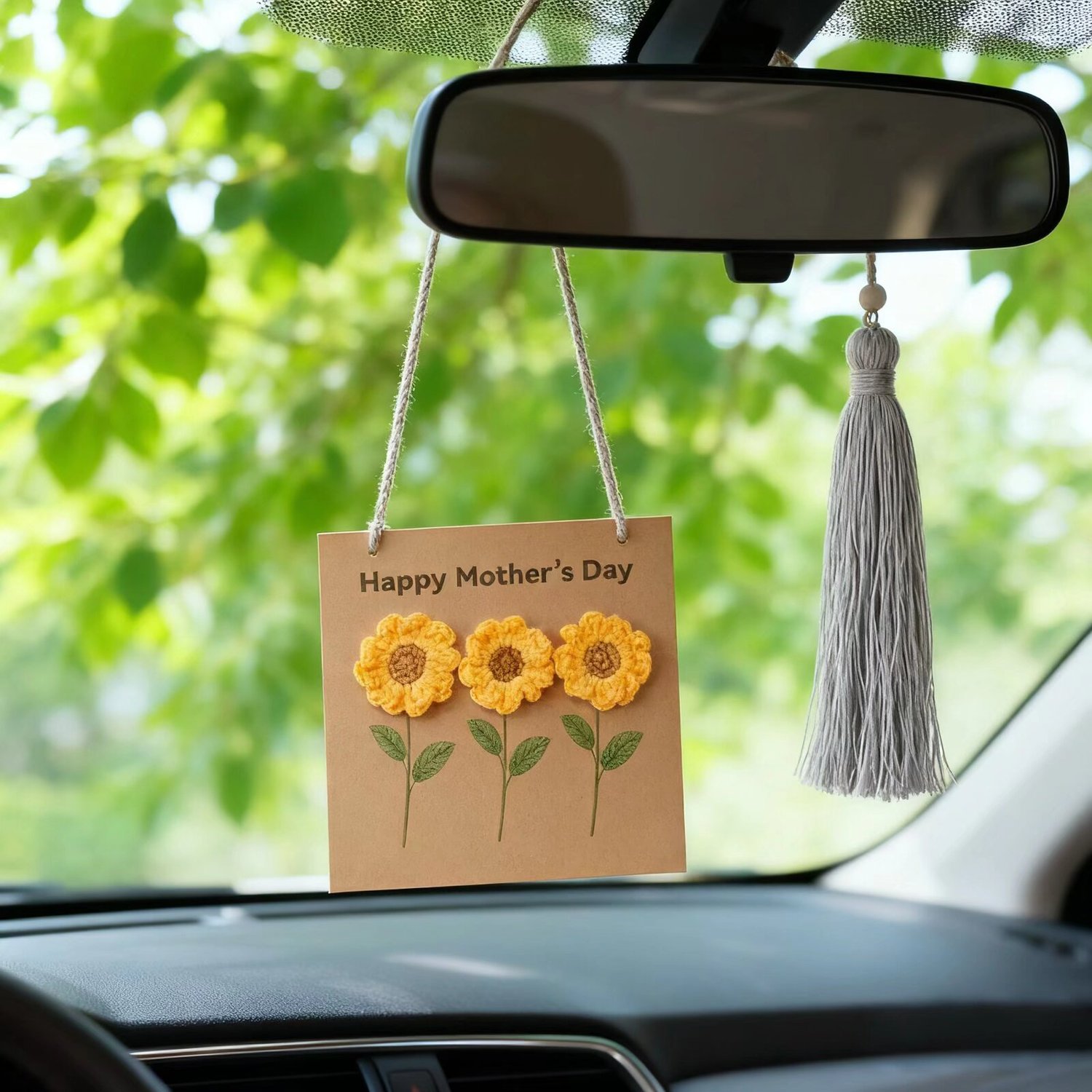 Crochet Sunflower Doll Card Handmade Kit