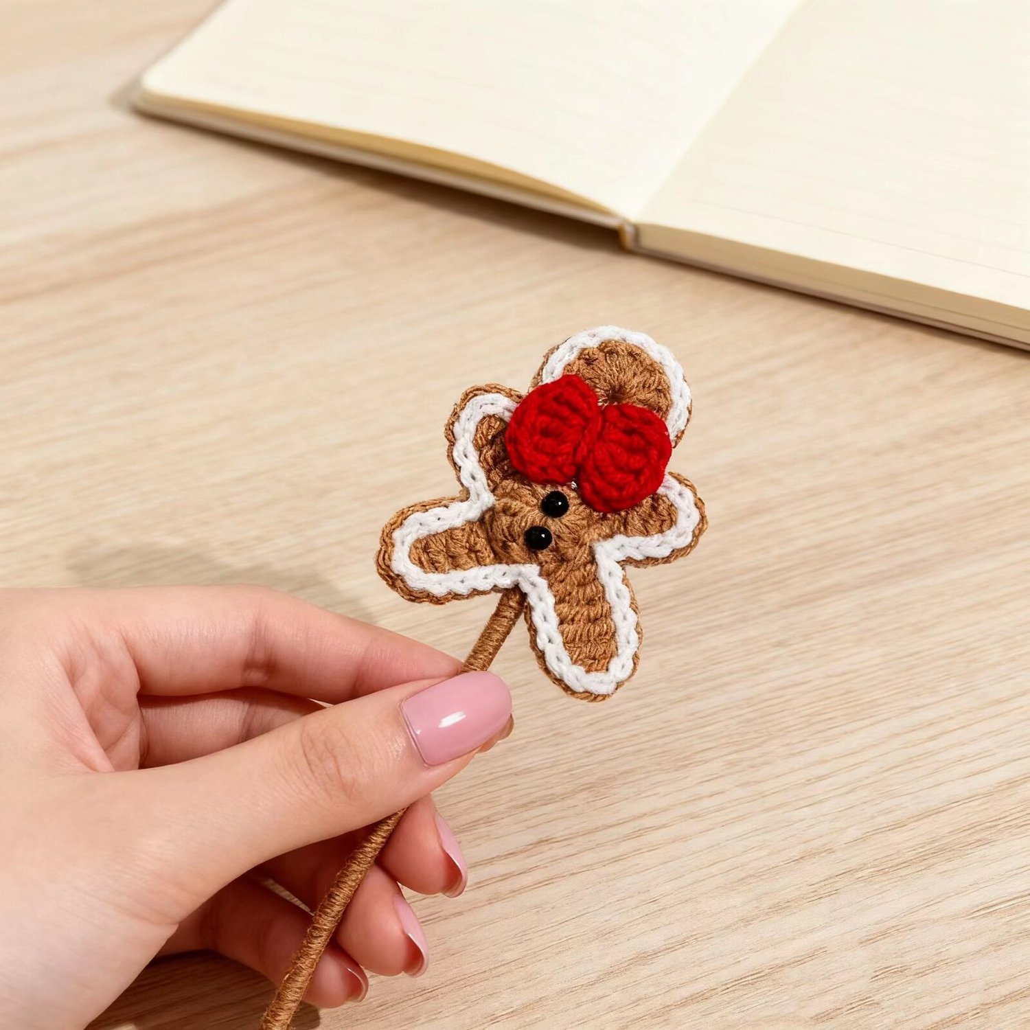 Crochet Biscuit Stick Plush Toy Handmade