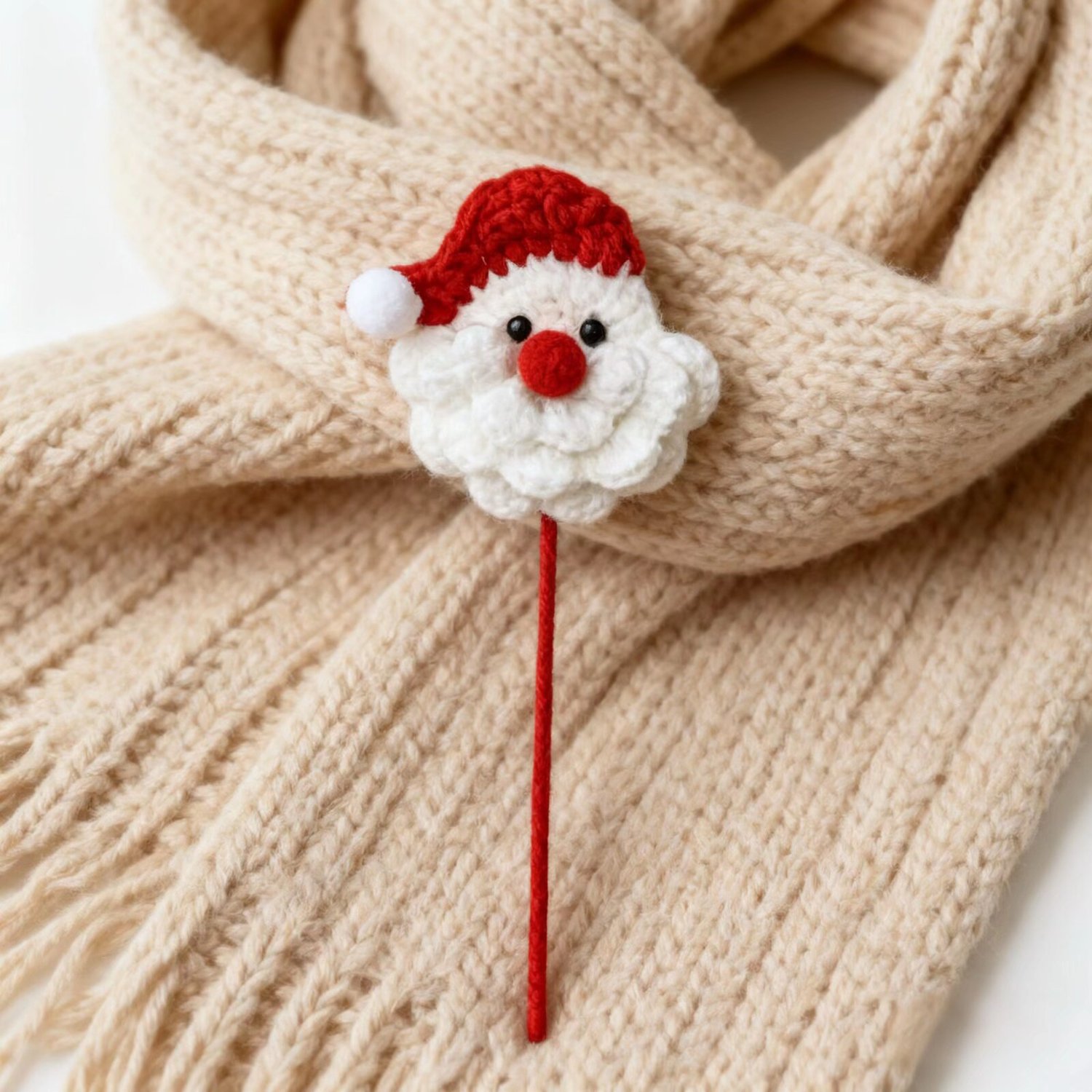 Crochet Santa Doll Wand and Coaster Kit