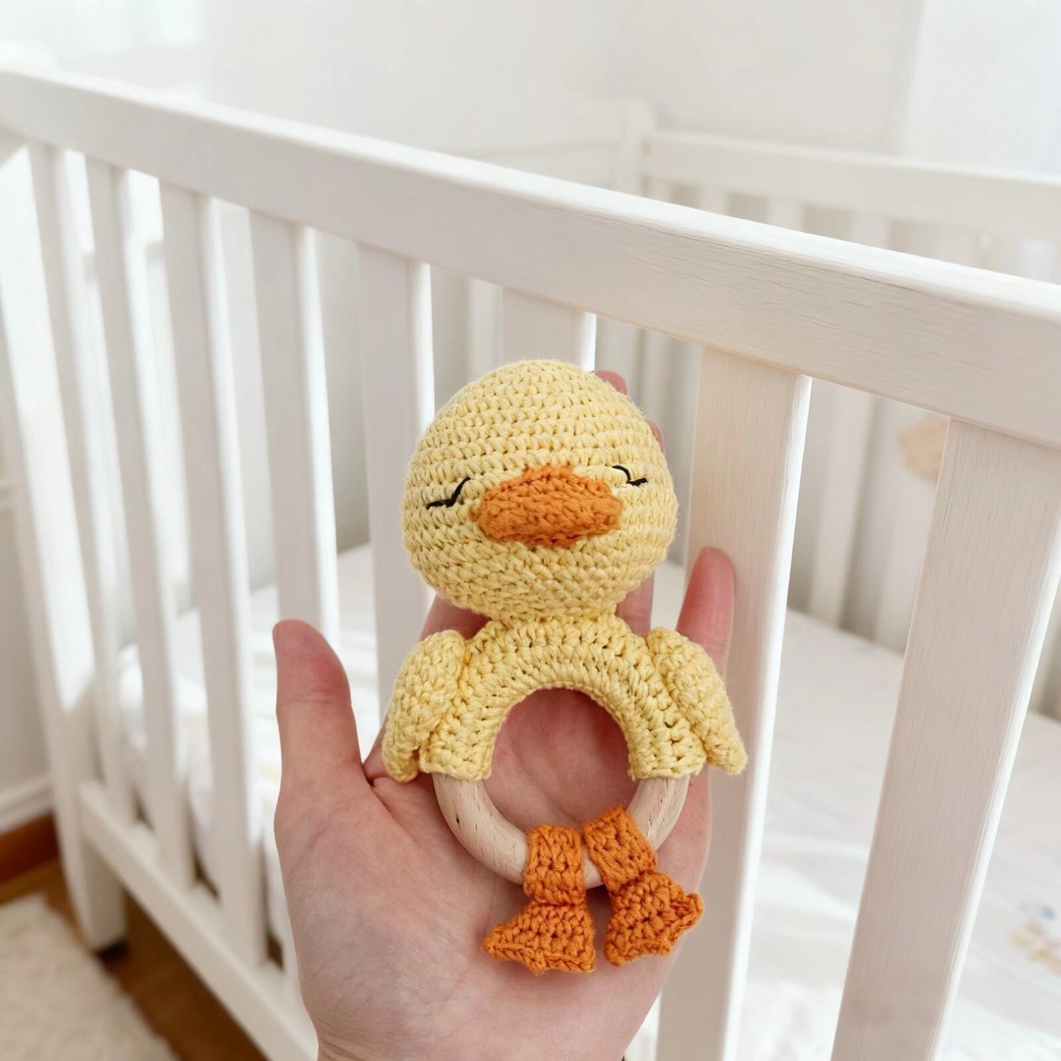 Crochet Animal Doll Set Duck Rabbit Flamingo