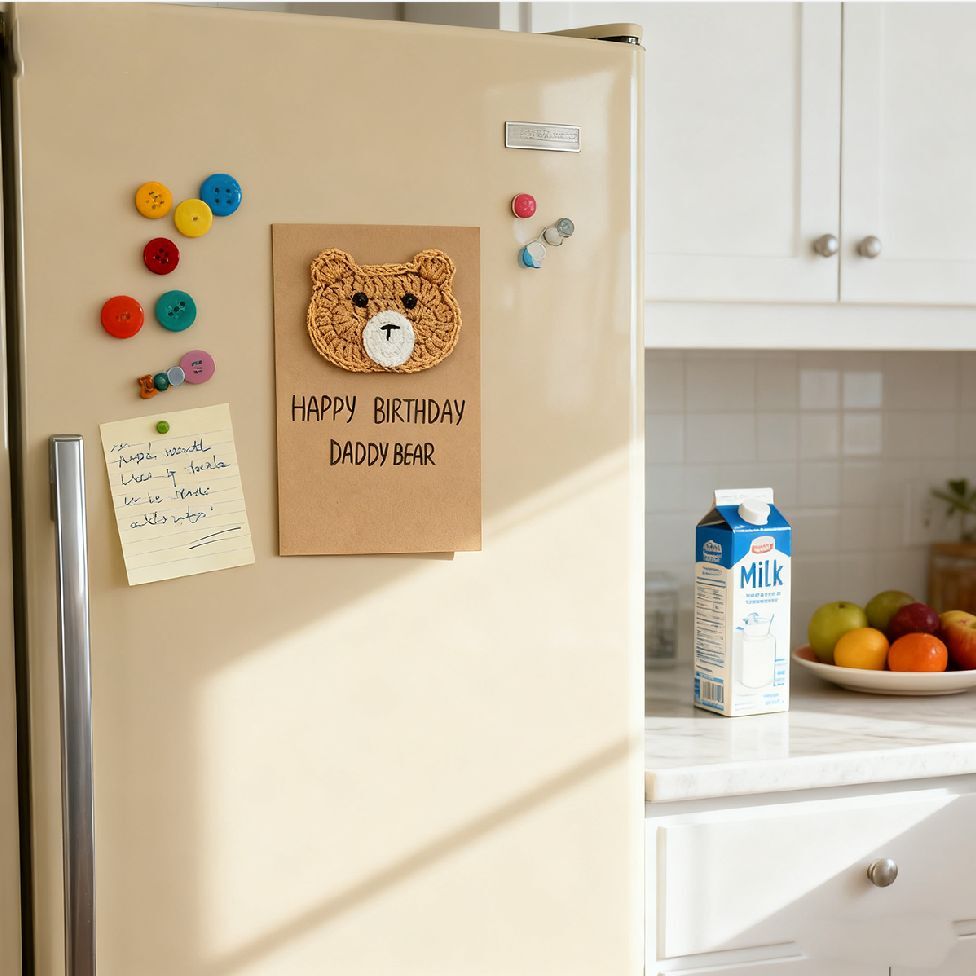 Crochet Bear Doll Card DIY Kit