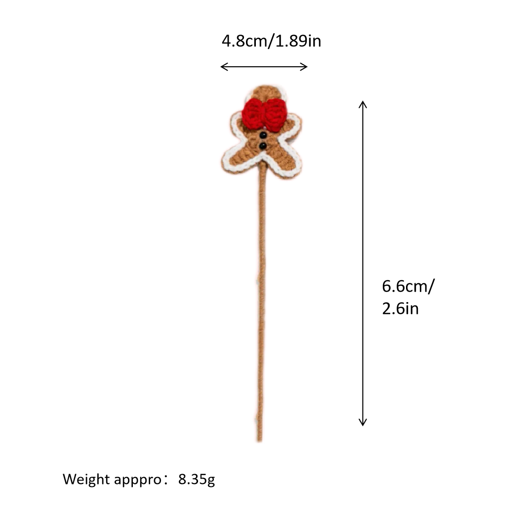 Crochet Biscuit Stick Plush Toy Handmade