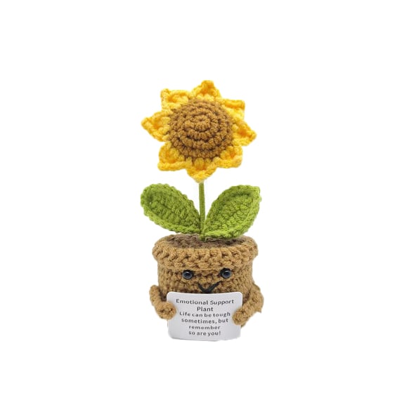 Sunflower Crochet Plush Decor