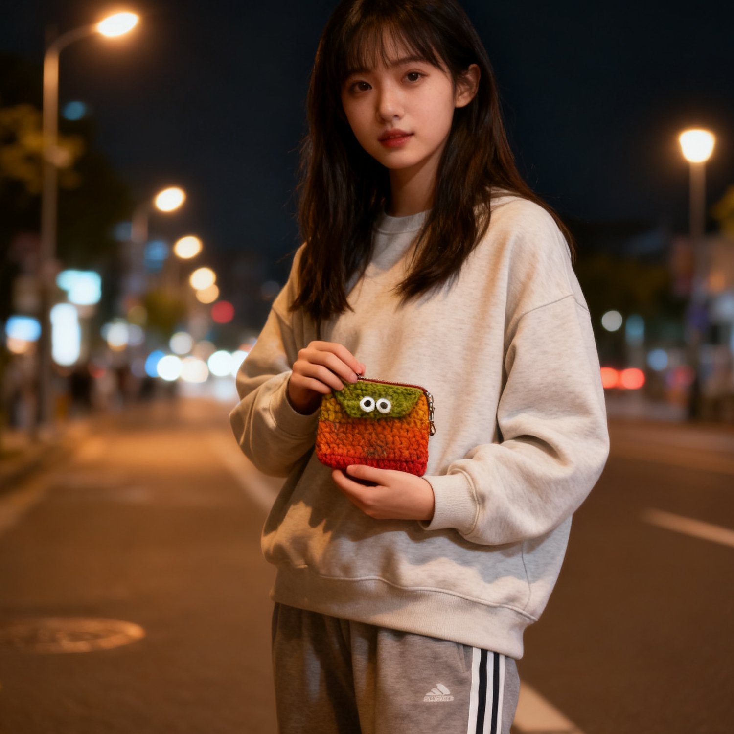 Crochet Monster Coin Pouch Bag