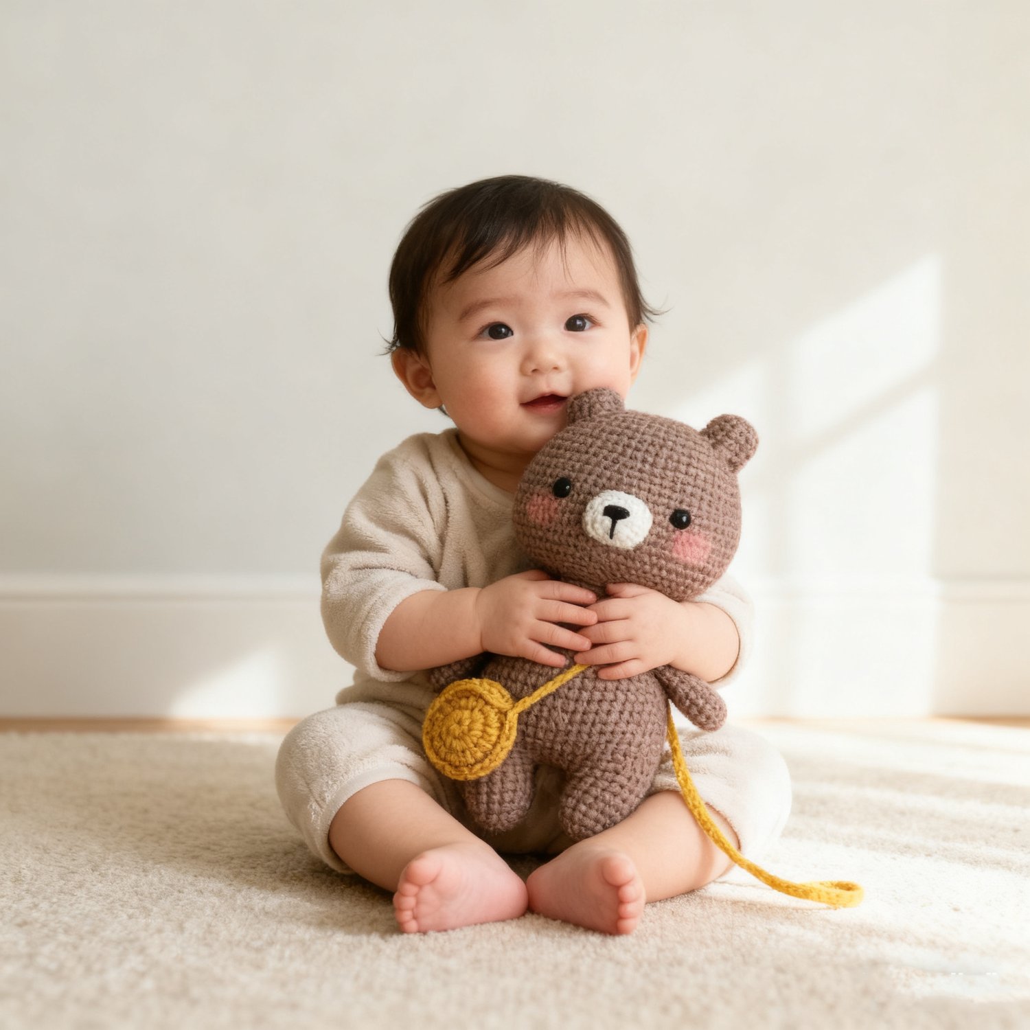 Crochet Teddy Bear Doll Kit Easy Beginner Toy