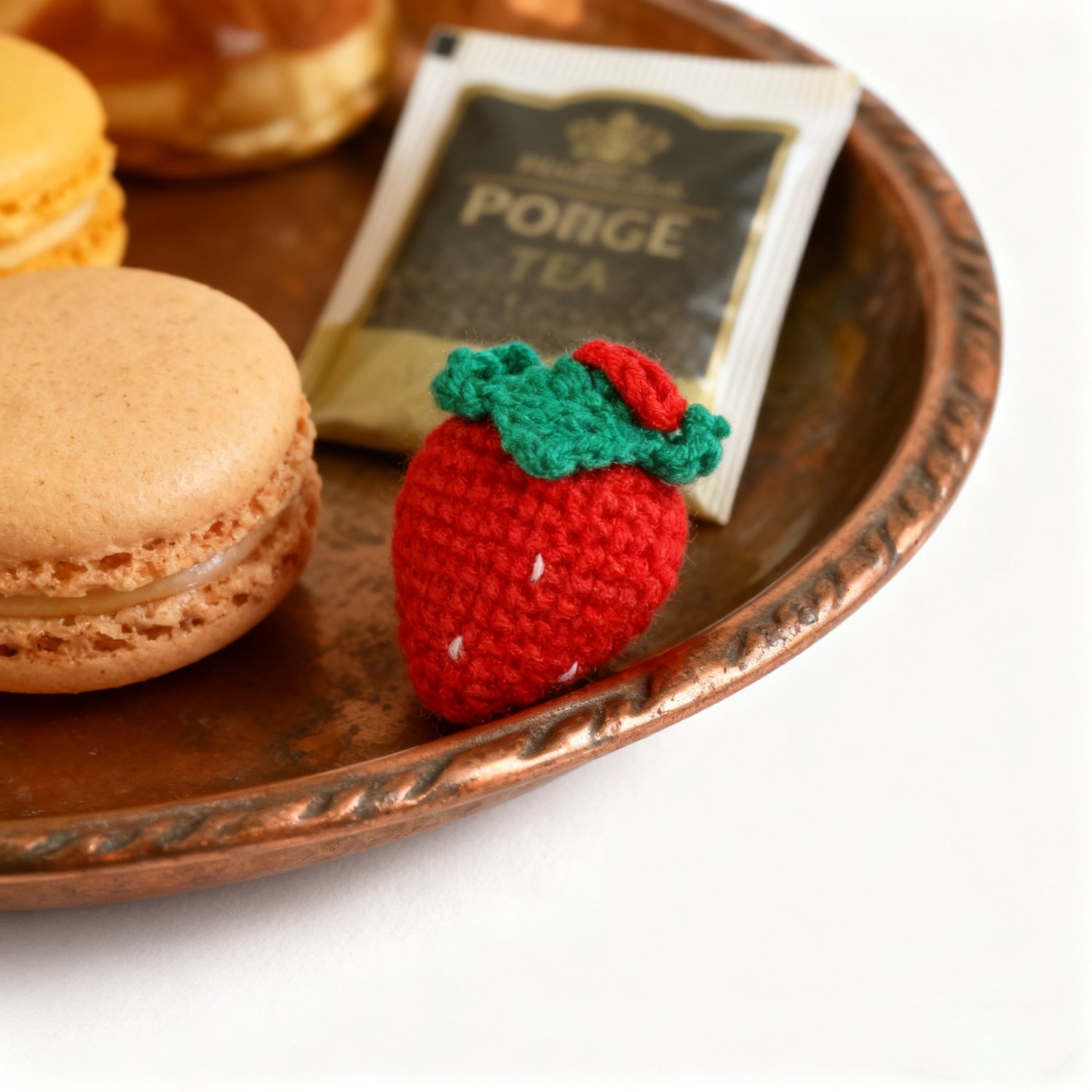 Mini Strawberry Crochet Plush