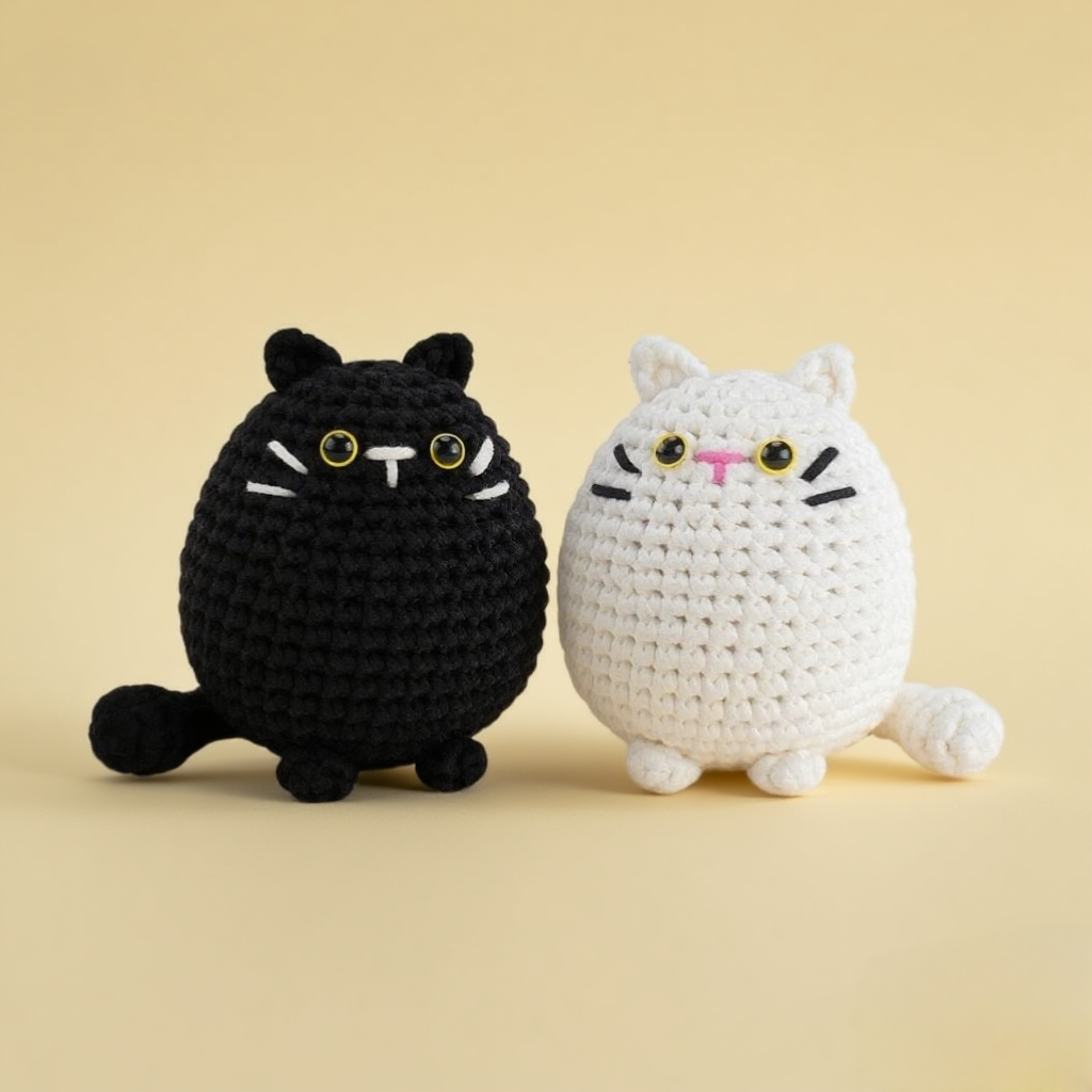 Crochet Cat Doll Kit Easy Plush Amigurumi