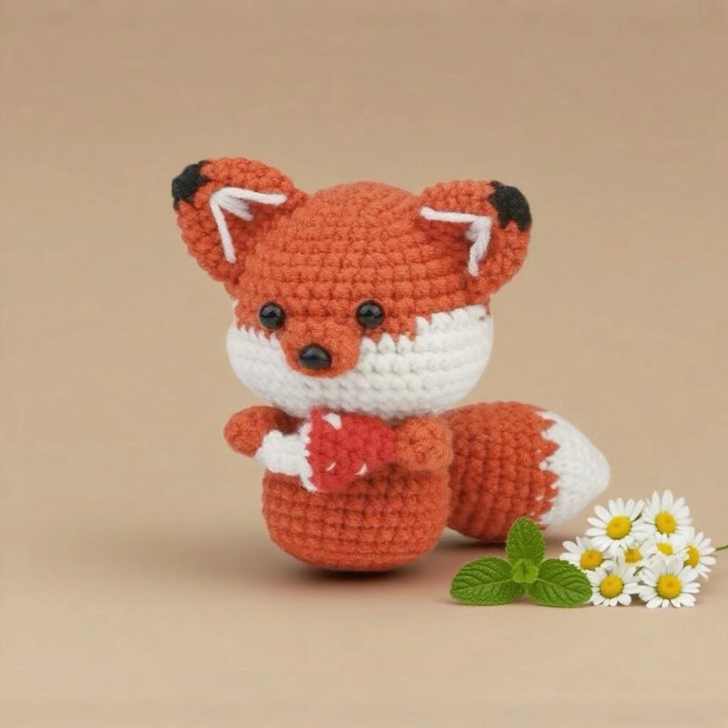 Crochet Fox Doll Kit Easy Animal Amigurumi