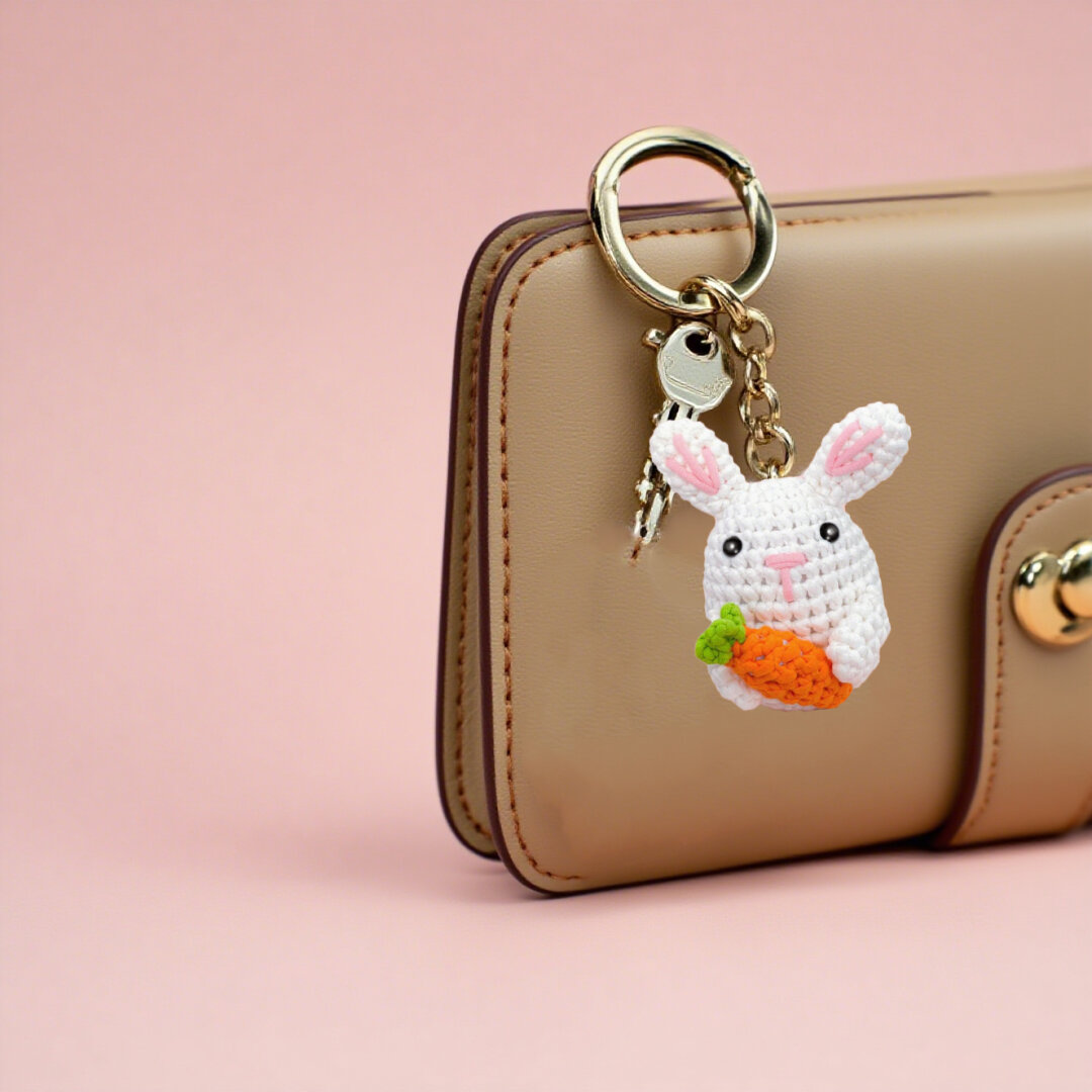 Crochet Bunny Doll Kit with Carrot Design