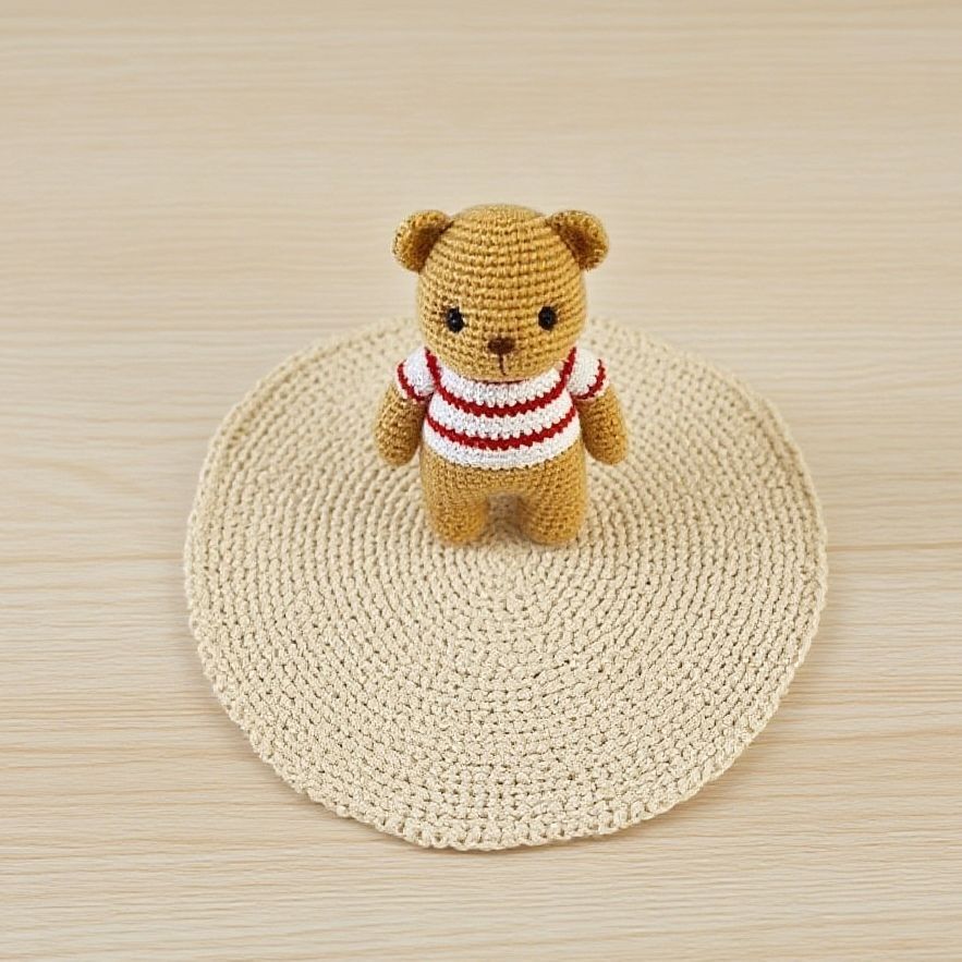 Crochet Bear Amigurumi Kit Soft Plush Starter Pack