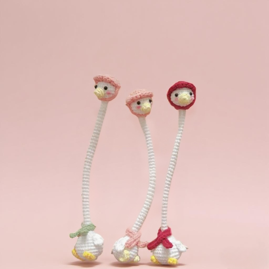 Crochet Duck Doll Kit Long Neck Amigurumi