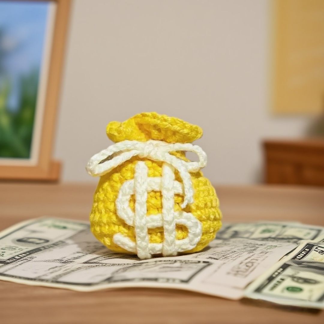 Crochet Money Pouch Ornament DIY Kit