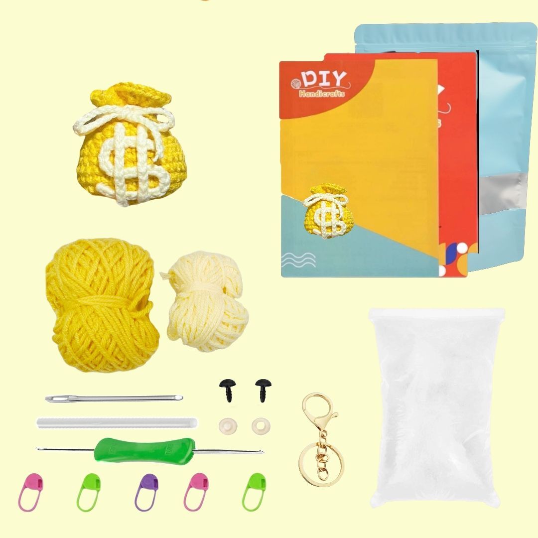 Crochet Money Pouch Ornament DIY Kit