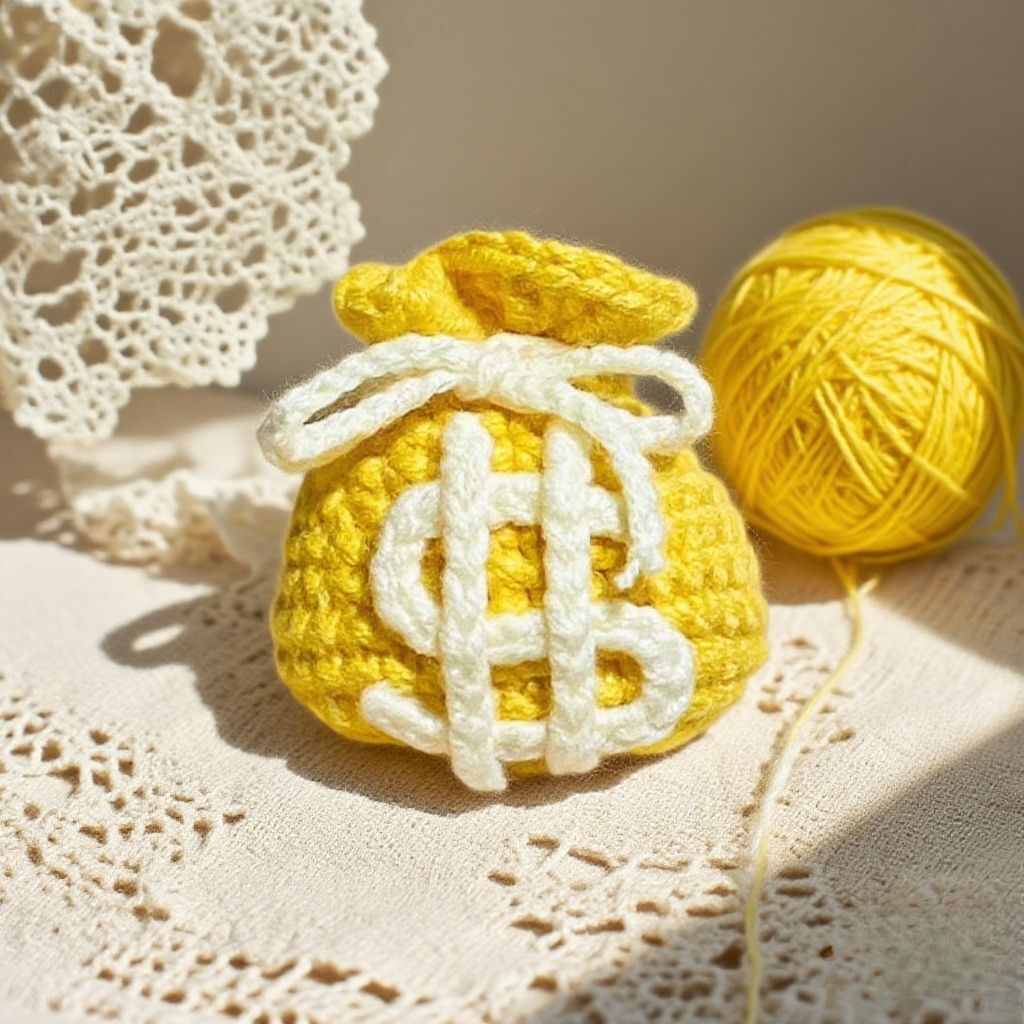 Crochet Money Pouch Ornament DIY Kit