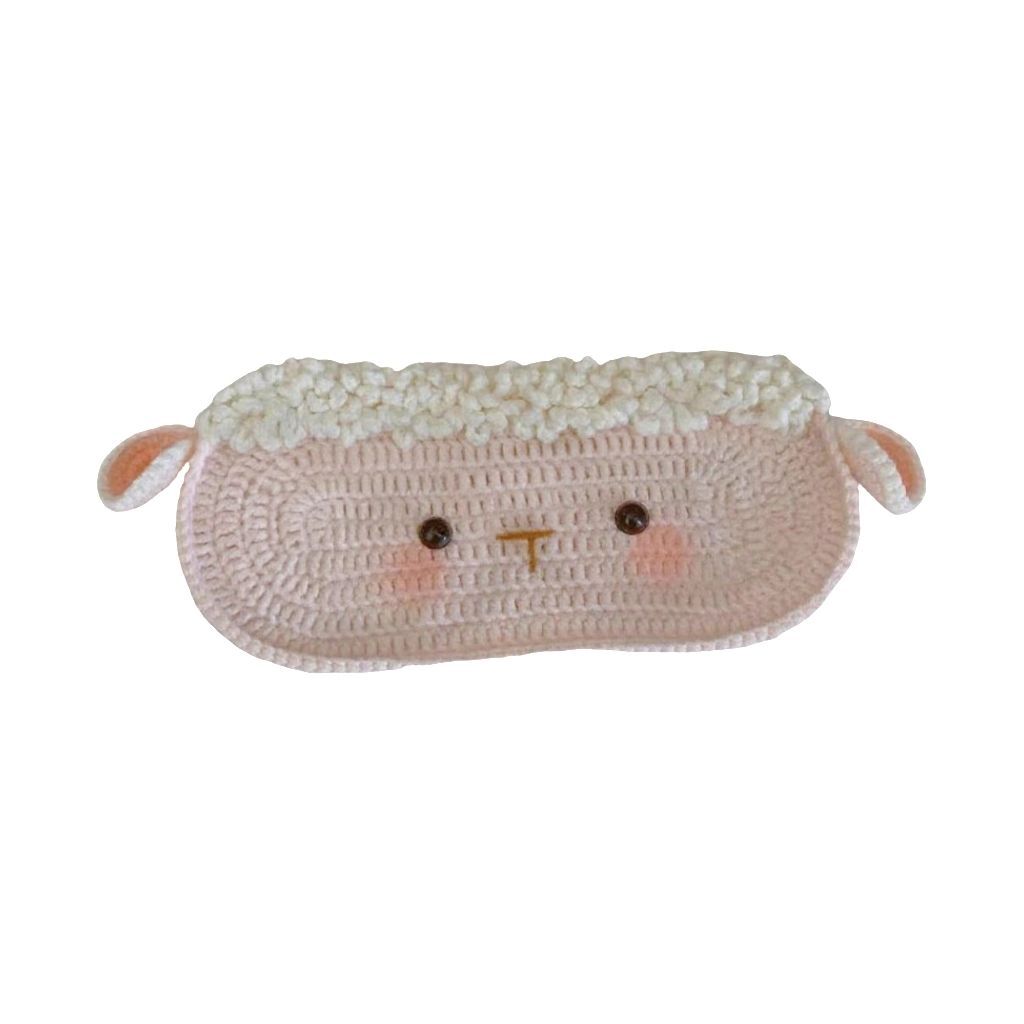 Crochet Sheep Eyewear Holder Kit Soft Yarn Design