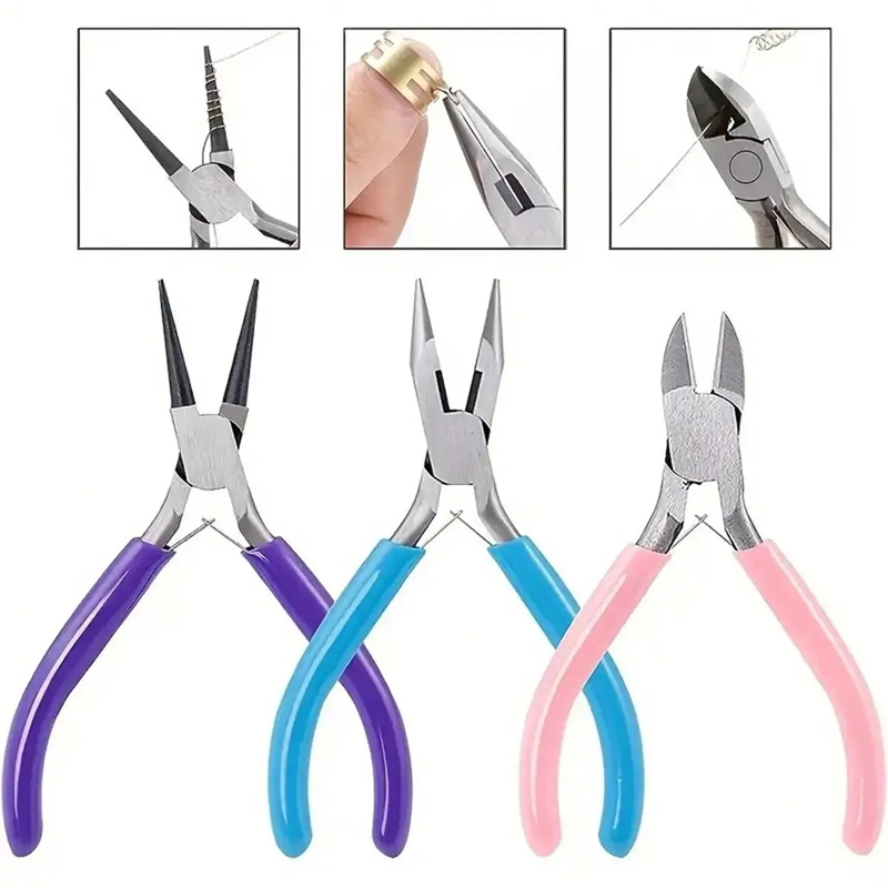 Mini Pliers Handle Anti-slip Fixing DIY Making and Repair Jewelry Tool