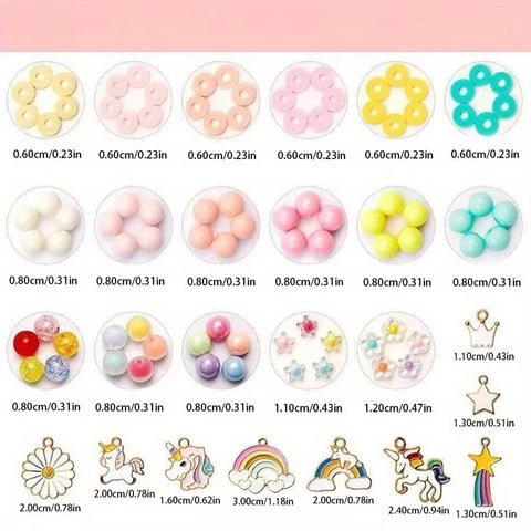 Wholesale Sell 24 Grids Sweet Style 6mm Polymer Clay Beads Kit