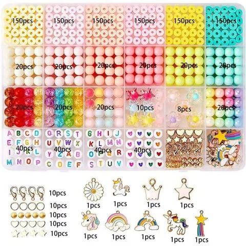 Wholesale Sell 24 Grids Sweet Style 6mm Polymer Clay Beads Kit