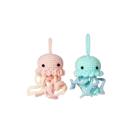 Octopus Shape Crochet Kit with Keychain and Yarn Accessories