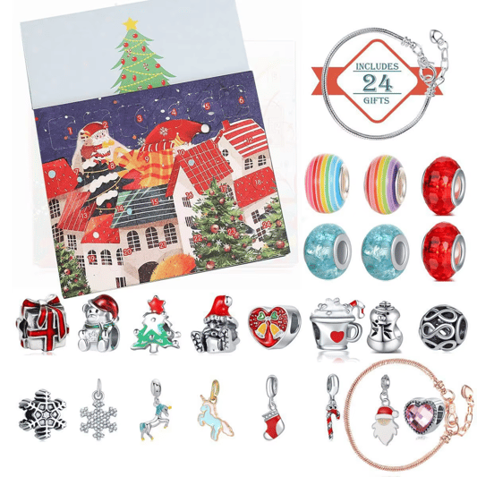 Charm Bracelet Making Kit Crystal Beads Jewelry Making Christmas GIfts